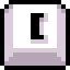Icon of the bracket open button
