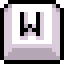 Icon of the w button