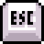 Icon of the escape button